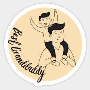 Best Granddaddy Ever From Granddaughter t-shirt Sticker